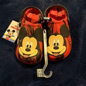 Mickey Mouse Red Clogs